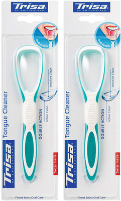 

Trisa Plastic Tongue Cleaner(Pack of 2)