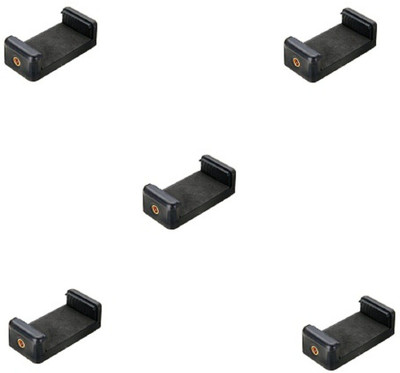 

VU4 Set Of 5 Stand Clip Bracket Tripod / Mount Adapter Monopod(Black, Supports Up to 500 g)