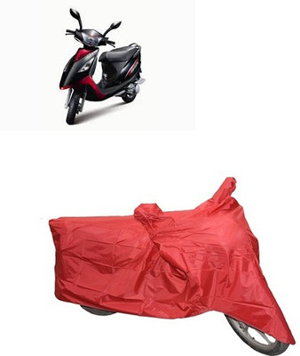 A+ RAIN PROOF Two Wheeler Cover for TVS(Streek, Red)