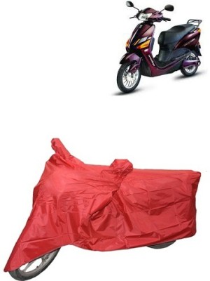 carphoenix Two Wheeler Cover for Hero(Electric Optima, Red)