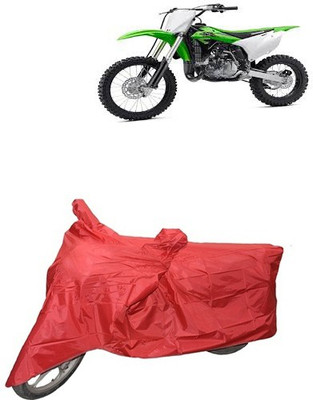 carphoenix Two Wheeler Cover for Kawasaki(Red)