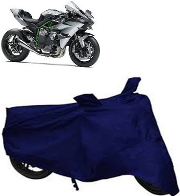 A+ RAIN PROOF Two Wheeler Cover for Kawasaki(Ninja, Blue)