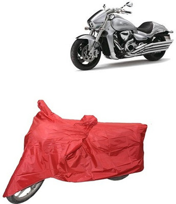 carphoenix Two Wheeler Cover for Suzuki(Red)