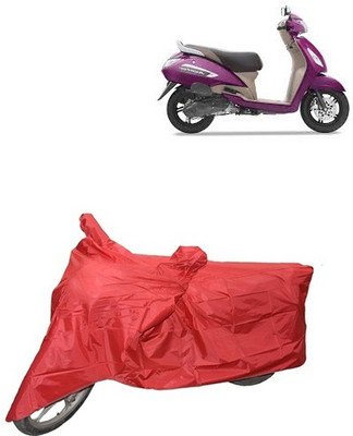 carphoenix Two Wheeler Cover for Hero(Electric, Red)