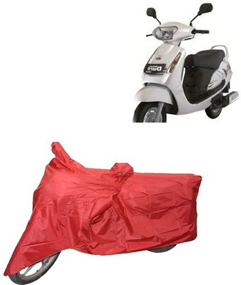 A+ RAIN PROOF Two Wheeler Cover for Mahindra(Red)
