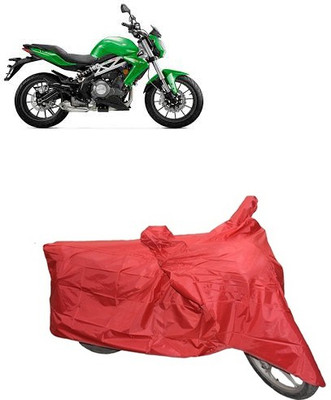 A+ RAIN PROOF Two Wheeler Cover for DSK Benelli(Red)