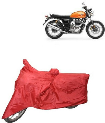 carphoenix Two Wheeler Cover for Royal Enfield(Twin, Red)