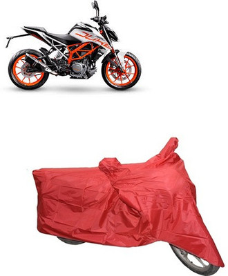 A+ RAIN PROOF Two Wheeler Cover for KTM(Duke 390, Red)