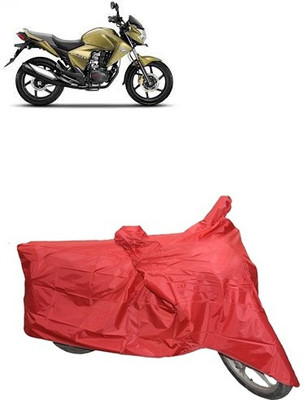 carphoenix Two Wheeler Cover for Honda(Dazzler, Red)
