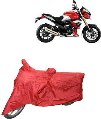 A+ RAIN PROOF Two Wheeler Cover for Mahindra(Red)
