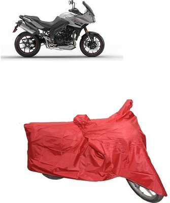 A+ RAIN PROOF Two Wheeler Cover for Triumph(Red)