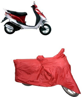 carphoenix Two Wheeler Cover for Kinetic(Red)
