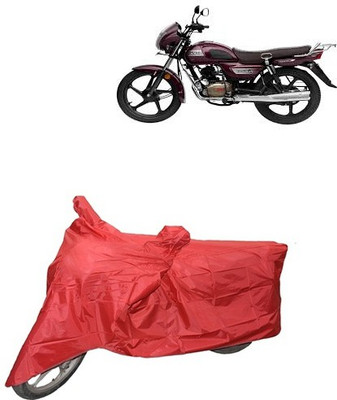 carphoenix Two Wheeler Cover for TVS(Red)