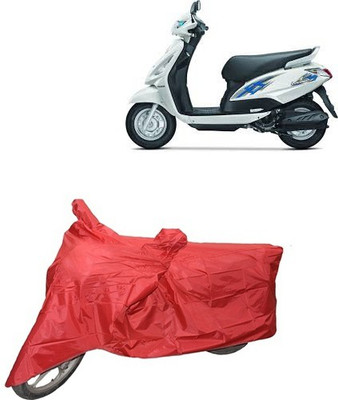 A+ RAIN PROOF Two Wheeler Cover for Suzuki(Red)