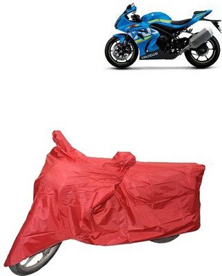carphoenix Two Wheeler Cover for Suzuki(Let's, Red)