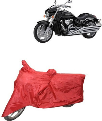 carphoenix Two Wheeler Cover for Suzuki(Red)