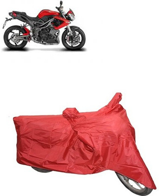 carphoenix Two Wheeler Cover for DSK Benelli(Red)