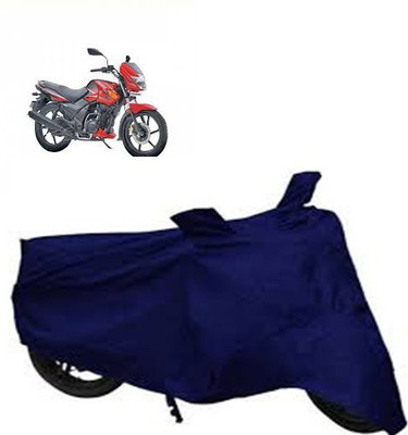 A+ RAIN PROOF Two Wheeler Cover for TVS(Flame DS 125, Blue)