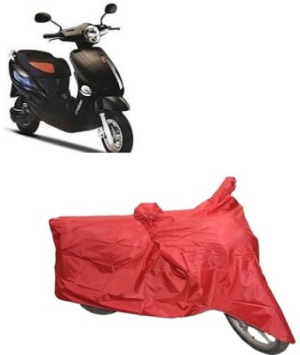 carphoenix Two Wheeler Cover for Hero(Electric Zippy, Red)