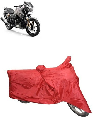 carphoenix Two Wheeler Cover for TVS(Red)