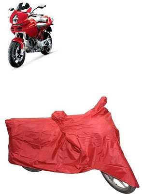 carphoenix Two Wheeler Cover for Ducati(Red)