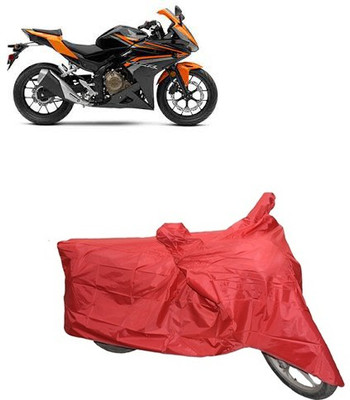 carphoenix Two Wheeler Cover for Honda(Red)