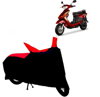 Autocraft Two Wheeler Cover for Universal For Bike(Yo Spark, Red, Black)
