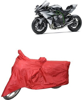 A+ RAIN PROOF Two Wheeler Cover for Kawasaki(Red)