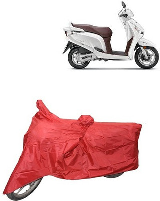 carphoenix Two Wheeler Cover for Honda(Red)