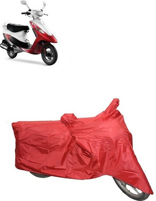 A+ RAIN PROOF Two Wheeler Cover for TVS(Scooty Pep+, Red)