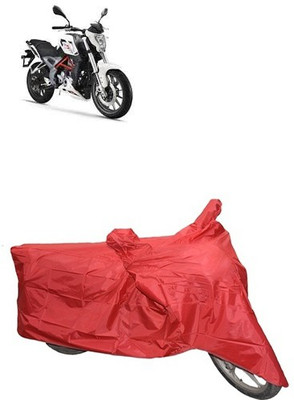 carphoenix Two Wheeler Cover for DSK Benelli(TNT 25, Red)