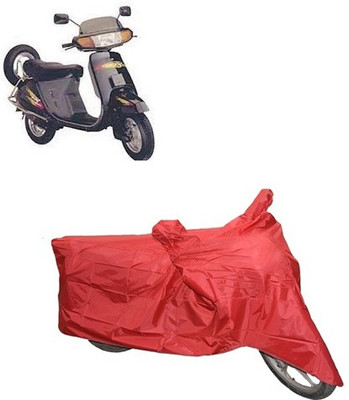 carphoenix Two Wheeler Cover for Kinetic(Red)