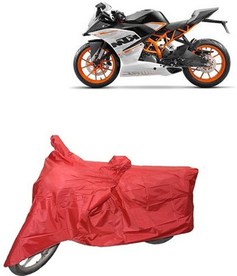 carphoenix Two Wheeler Cover for KTM(Red)