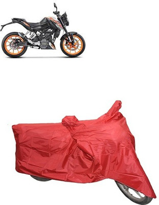 carphoenix Two Wheeler Cover for KTM(Red)