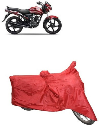 carphoenix Two Wheeler Cover for TVS(Jive, Red)