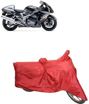carphoenix Two Wheeler Cover for Suzuki(Red)