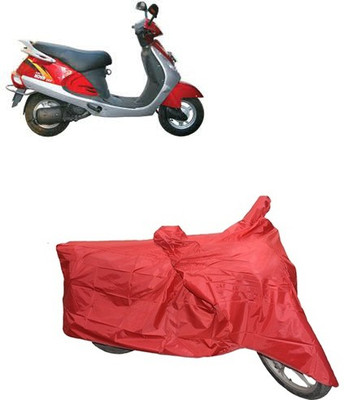 carphoenix Two Wheeler Cover for Kinetic(Red)