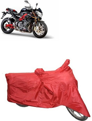 A+ RAIN PROOF Two Wheeler Cover for DSK Benelli(Red)