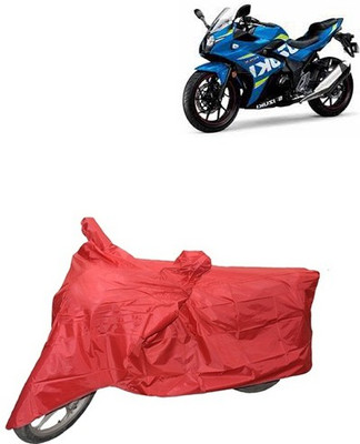 A+ RAIN PROOF Two Wheeler Cover for Suzuki(Red)