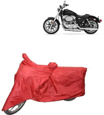 A+ RAIN PROOF Two Wheeler Cover for Harley Davidson(Red)
