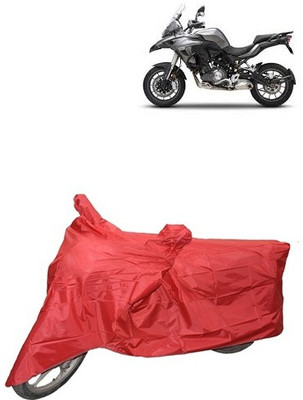 A+ RAIN PROOF Two Wheeler Cover for DSK Benelli(Red)