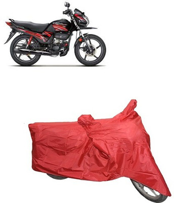 carphoenix Two Wheeler Cover for Hero(Passion Pro TR, Red)