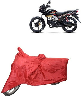 A+ RAIN PROOF Two Wheeler Cover for Mahindra(Red)