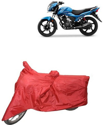 A+ RAIN PROOF Two Wheeler Cover for TVS(Victor New, Red)