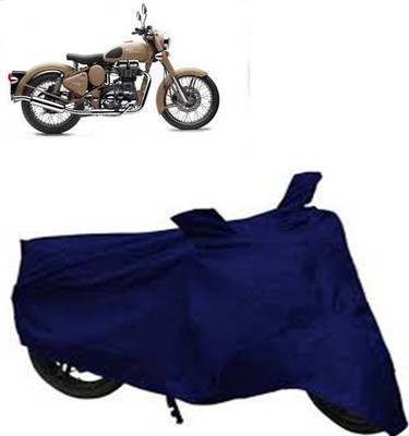 A+ RAIN PROOF Two Wheeler Cover for Royal Enfield(Twin spark, Blue)