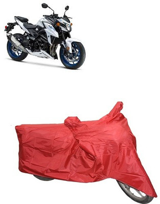 carphoenix Two Wheeler Cover for Suzuki(Red)