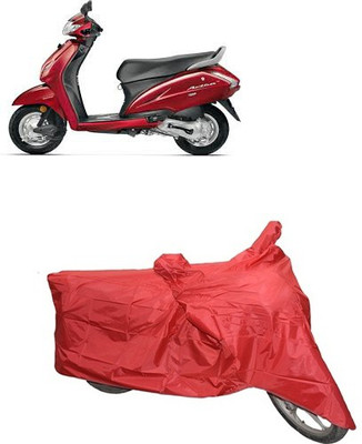 carphoenix Two Wheeler Cover for Honda(Red)