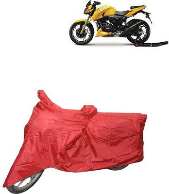 carphoenix Two Wheeler Cover for TVS(Red)