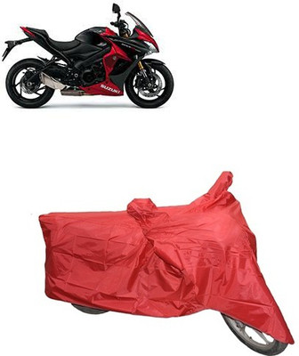 A+ RAIN PROOF Two Wheeler Cover for Suzuki(Red)