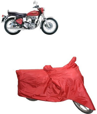 A+ RAIN PROOF Two Wheeler Cover for Royal Enfield(Red)